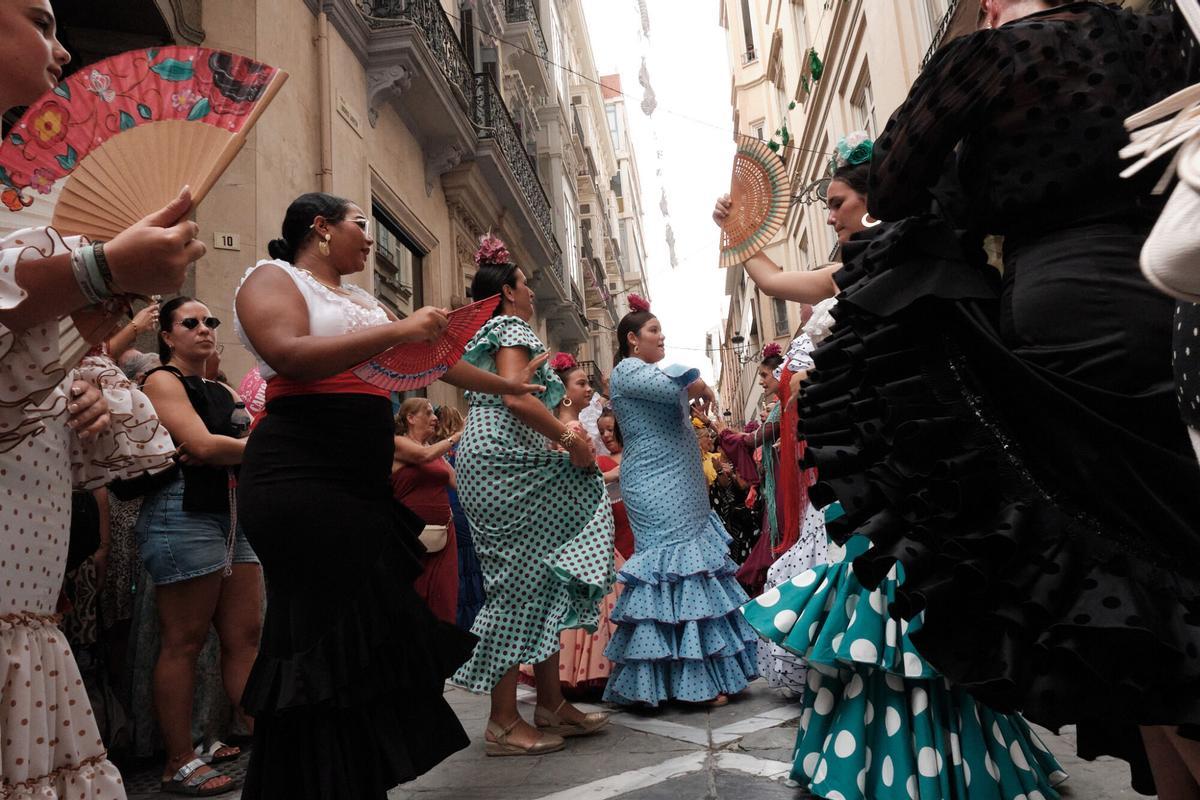 El segundo día de la Feria del Centro de Málaga, en imágenes