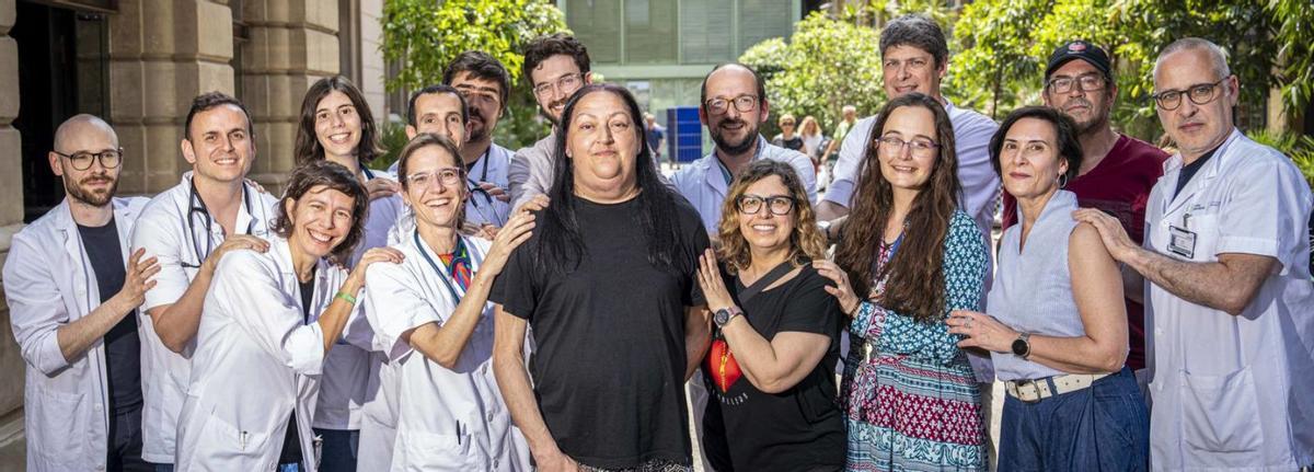 "Gràcies a aquest donant, em sento el cor per primera vegada" "Gràcies a aquest donant, em sento el cor per primera vegada"