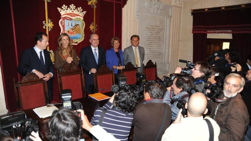 Cristina Garmendia participó en una de las asambleas de Málaga Valley cuando era ministra, en el año 2008.