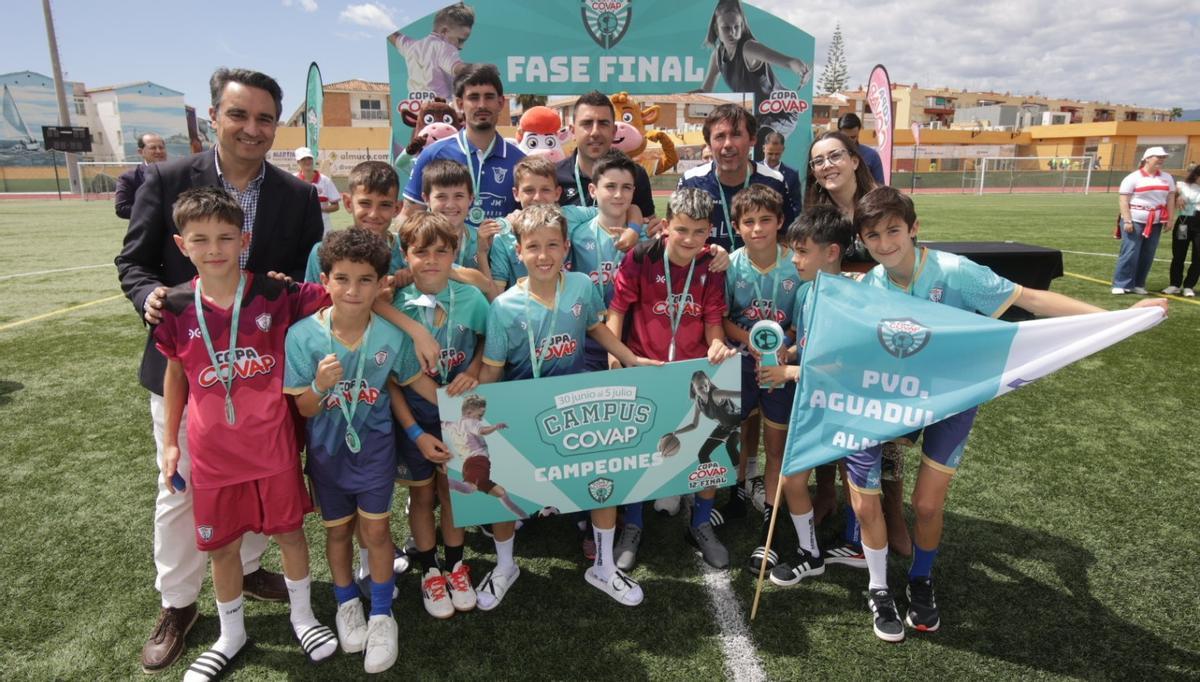 El Polideportivo Aguadulce, ganador en fútbol.
