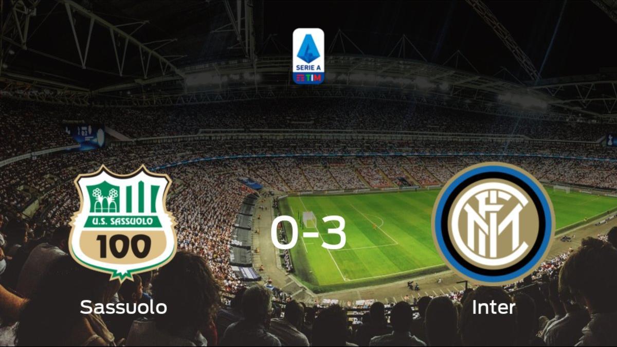 El Inter muestra su poderío tras golear al Sassuolo (0-3)