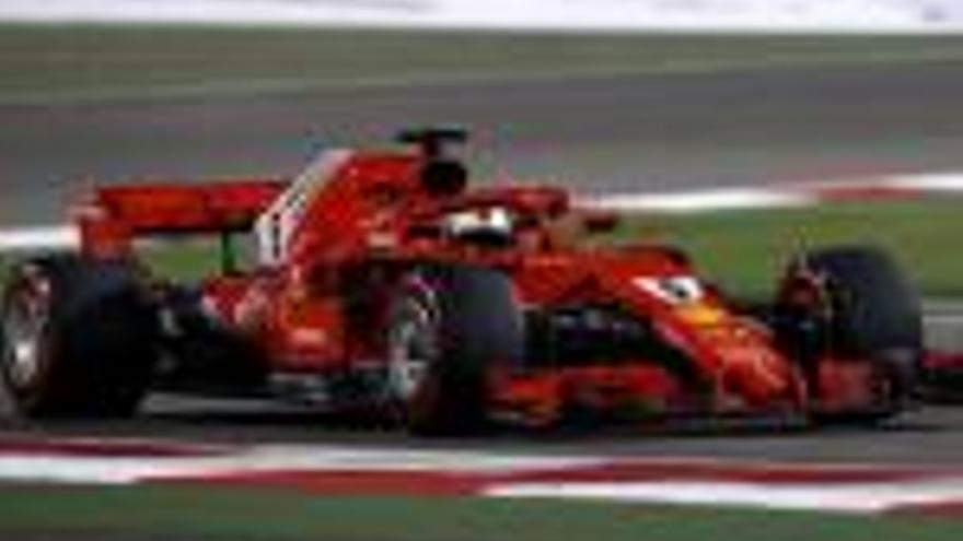 Vettel sortirà en la primera posició a Barhain.