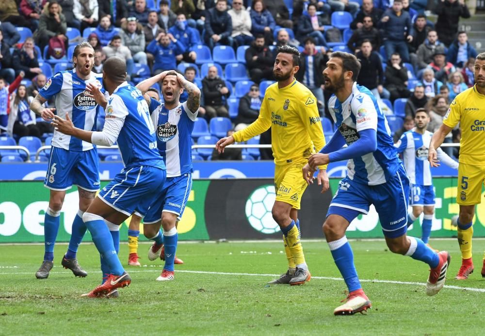 El Dépor empata ante Las Palmas en Riazor