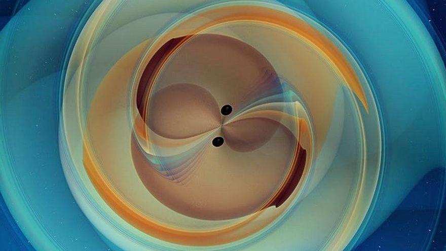 Detectada la mayor fusión de agujeros negros hasta la fecha