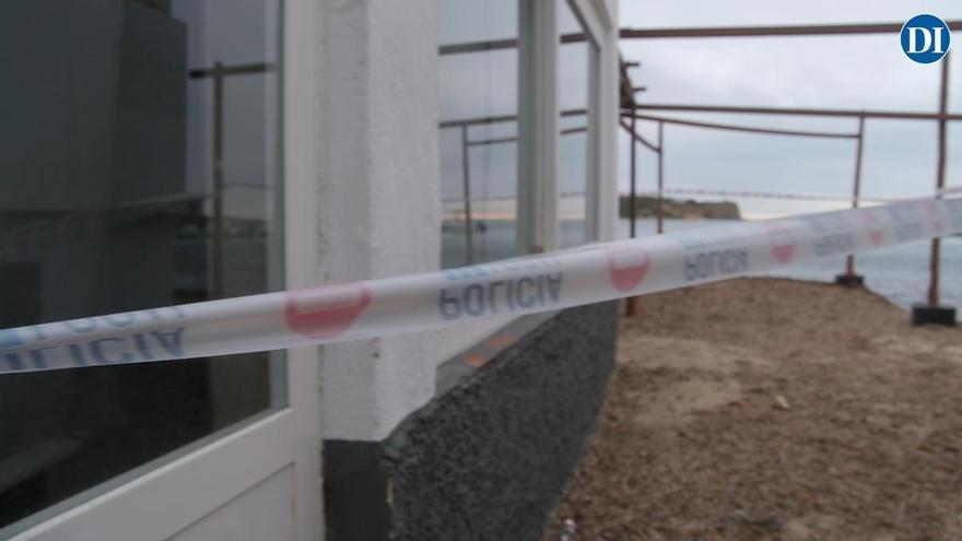 Precintan el bar Flotante de Talamanca