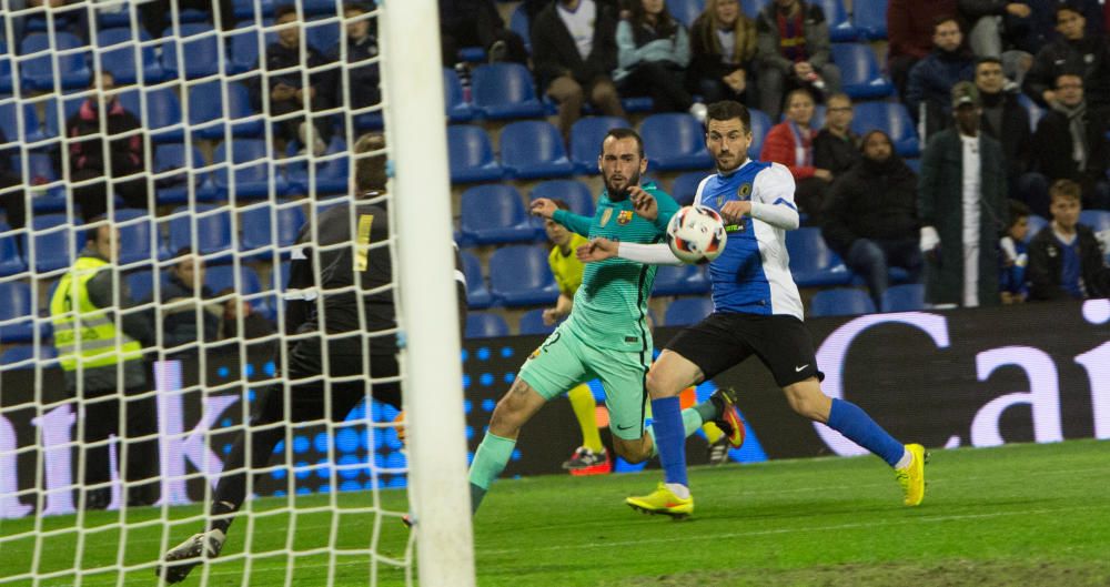 El Hércules llega vivo al Camp Nou