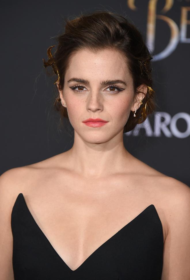 Eyeliner triunfador: Emma Watson con el maquillaje de la temporada