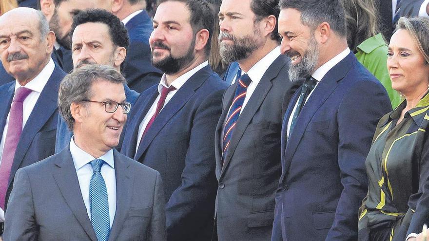 Feijóo y Abascal volverán a la Región de Murcia al principio y final de campaña