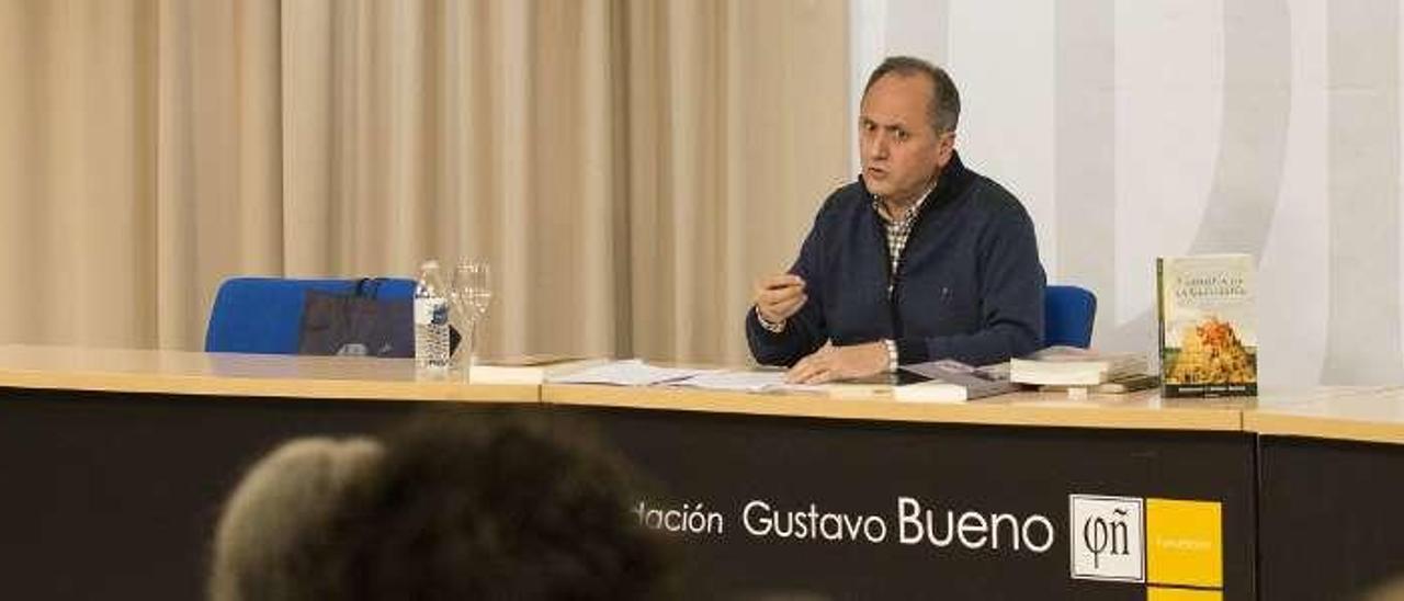 Marcelino Suárez Ardura, en la presentación de la Fundación Gustavo Bueno.