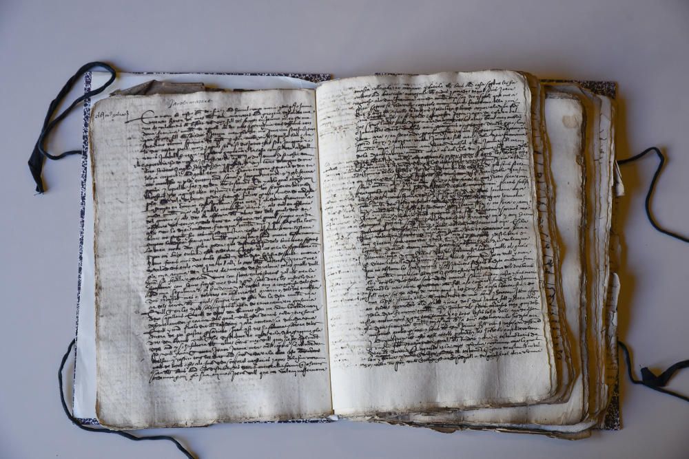 El testament de Jaume Marcet de 1549 està custodiat a l'Arxiu Comarcal del Bages