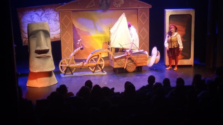 Da Vinci vive un viaje extraordinario y conquista a todos los públicos de la mano de Almozandia Teatro