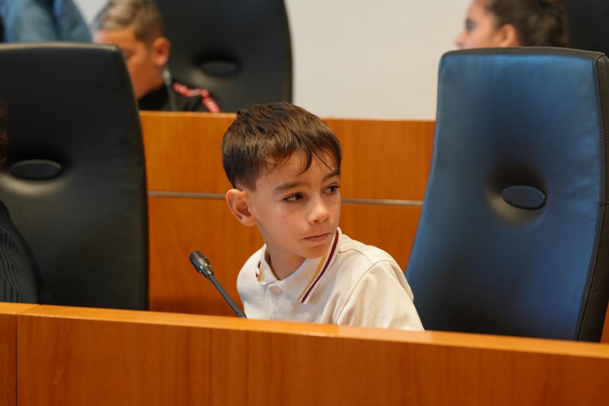 Alumnos de Ibiza llevan al pleno del Ayuntamiento sus propuestas para mejorar la ciudad