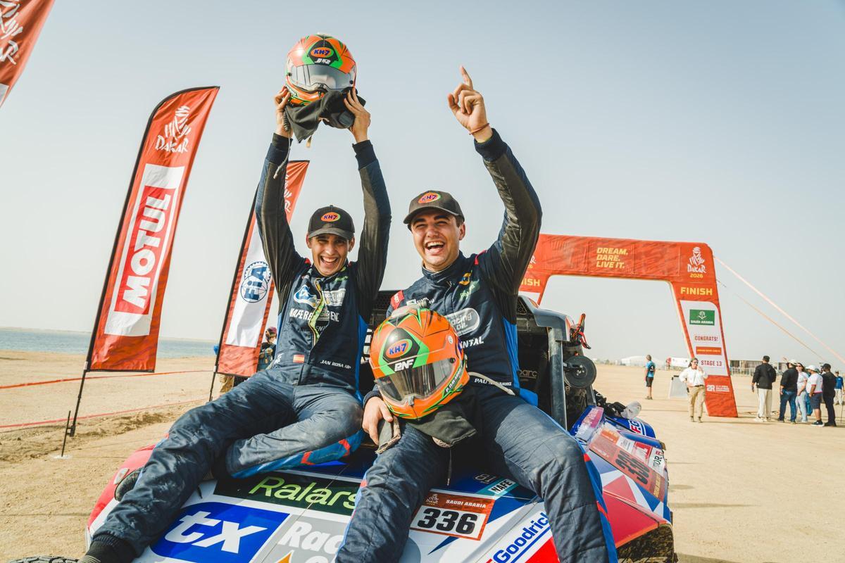 Jan Rosa i Pau Navarro, al Dakar.