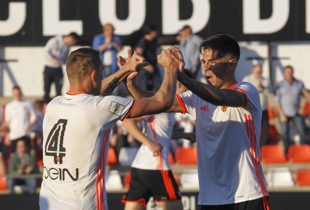 Valencia Mestalla - Llagostera, en imágenes