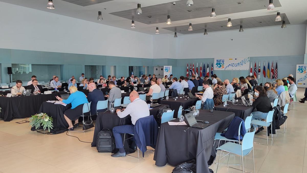 45ª reunión anual de la NAFO, celebrada este año en Vigo.
