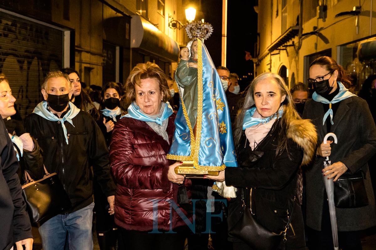 Dos años después de que el mundo se parara por el estallido de la pandemia de coronavirus, las puertas de la iglesia de San Jaime y Santa Ana se han vuelto a abrir al filo de las 5.30 de la madrugada para festejar de nuevo el 16 de Marzo, el día en el que se conmemora la Trobada de la Mare de Déu