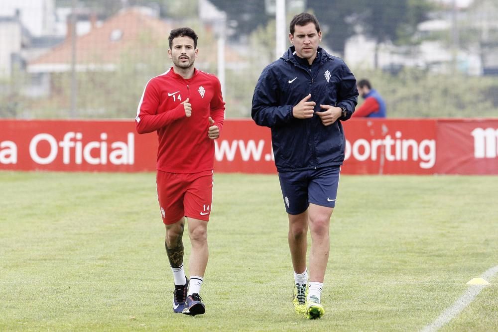 Entrenamiento del Sporting