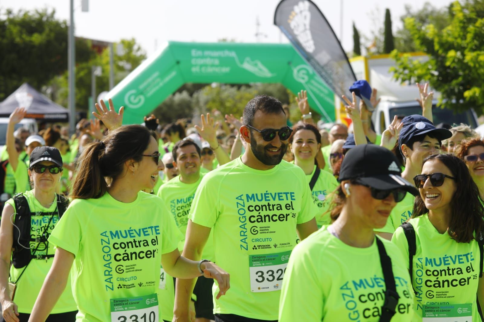 En imágenes | Miles de personas corren contra el cáncer en el Parque del Agua de Zaragoza