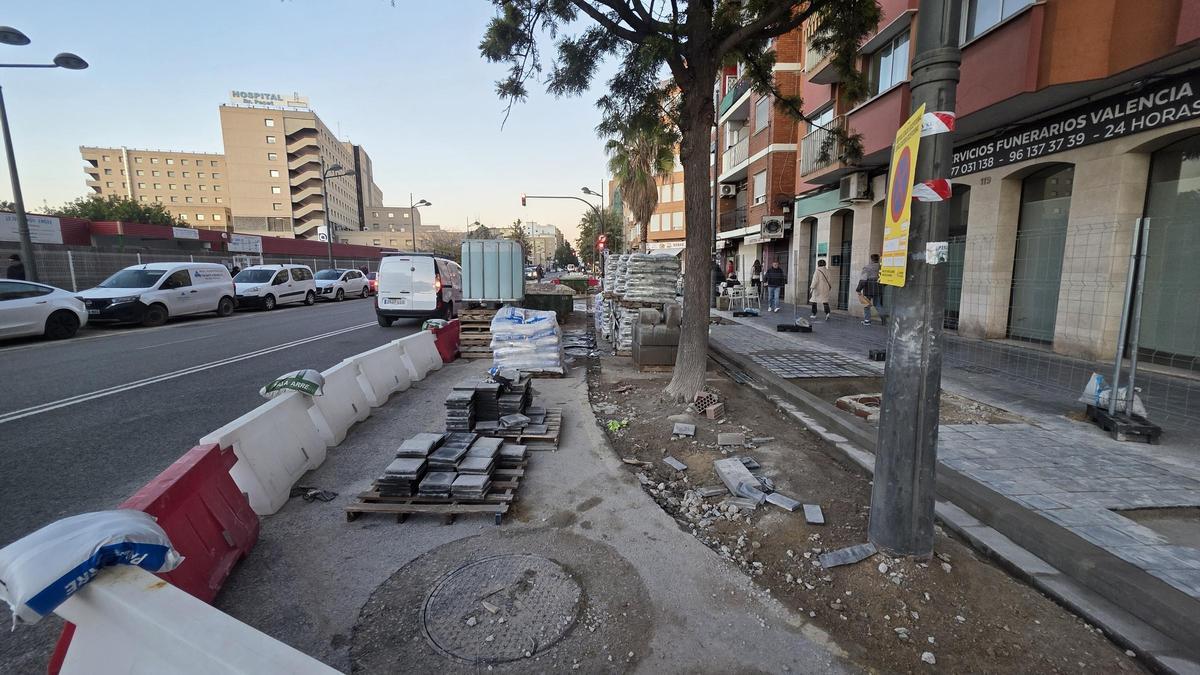 Carril bici de Gaspar Aguilar