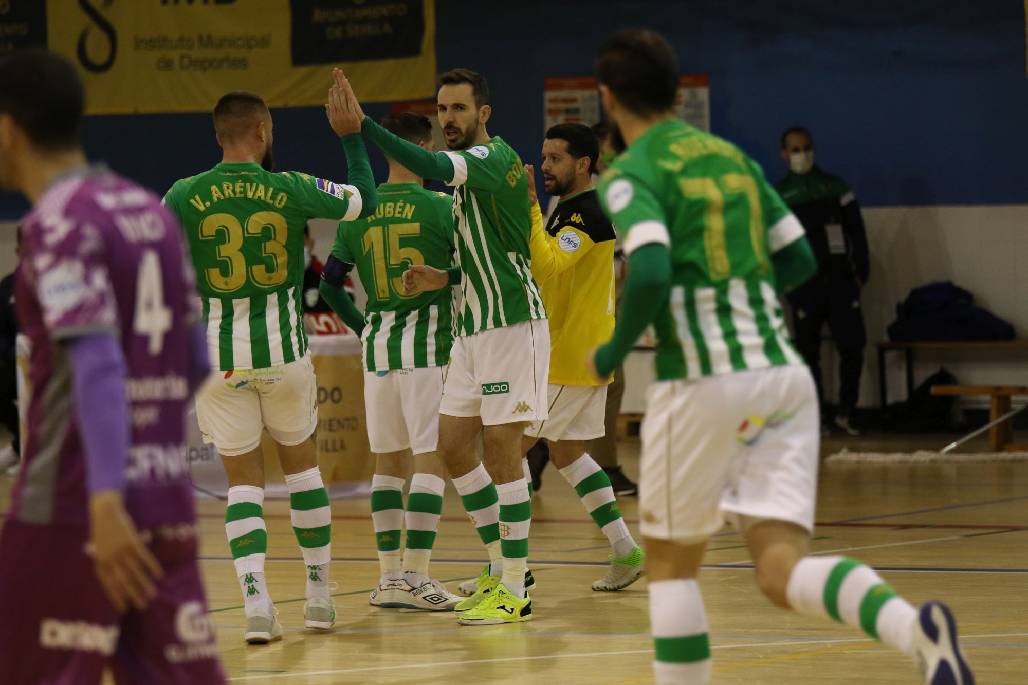 Victoria del Palma Futsal en la pista del Betis