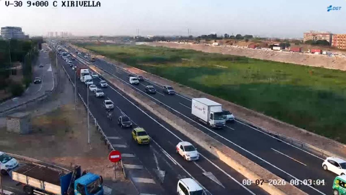 Atascos Valencia miércoles