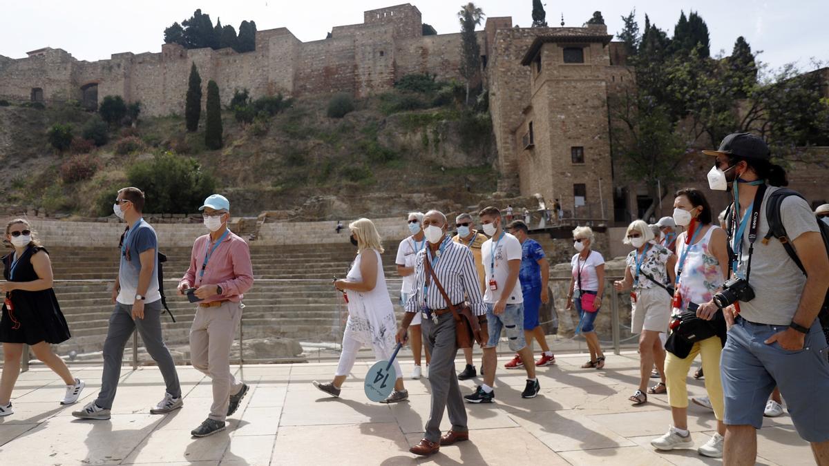 Llegada del primer crucero a Málaga tras el inicio de la pandemia