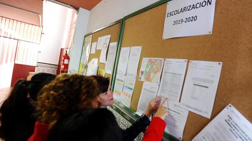 2.300 plazas escolares ofertadas para niños de tres años se quedan vacías