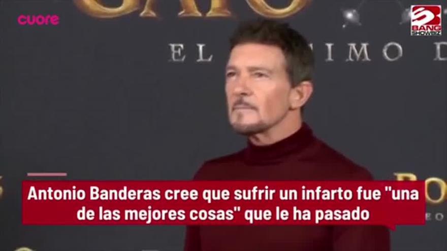 Antonio Banderas dice que sufrir un infarto fue "una de las mejores cosas" de su vida