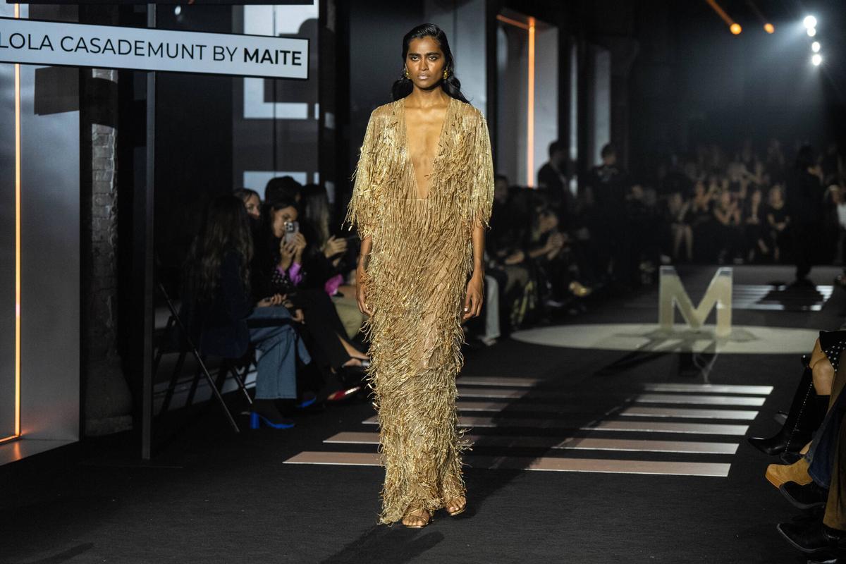 Desfile de Lola Casademunt by Maite en el marco de la 080 Barcelona Fashion