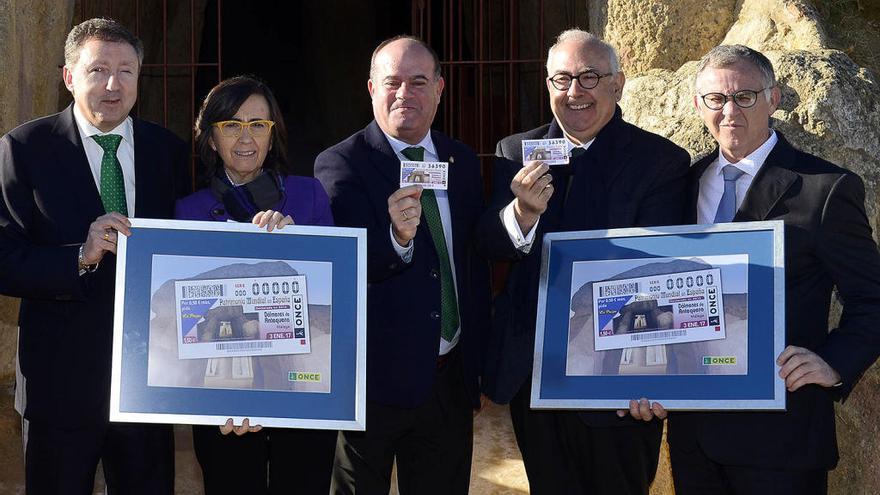 Presentación del cupón de los Dólmenes.