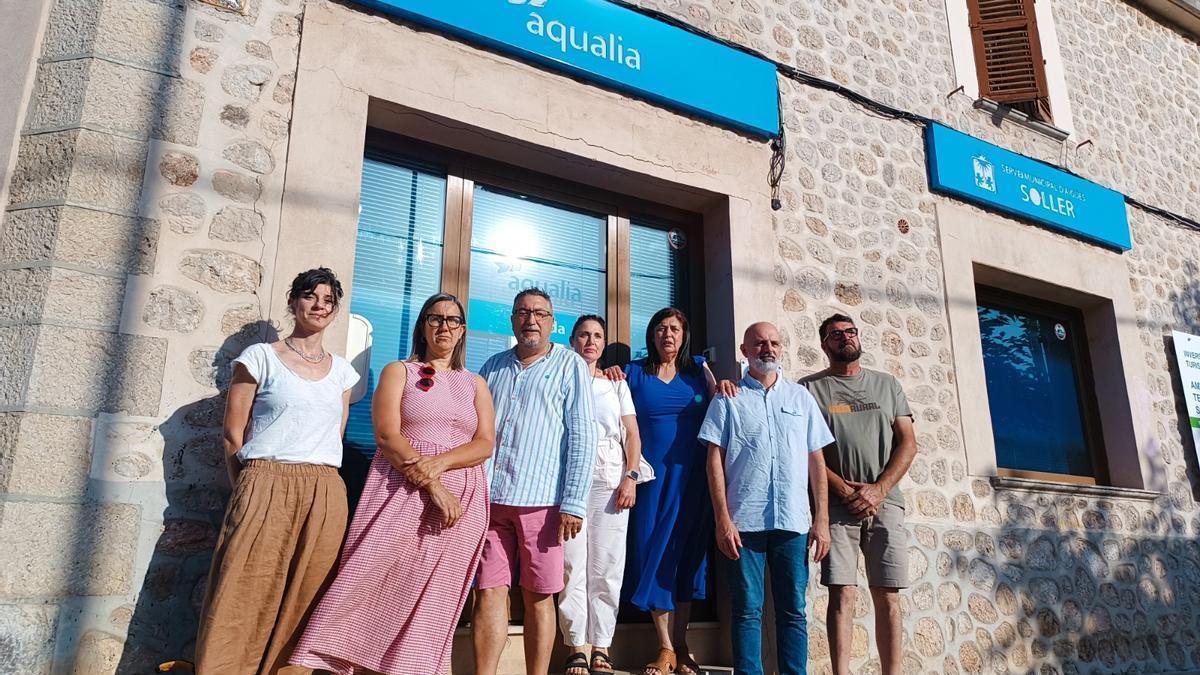 La oposición de Sóller rechaza la prórroga de Aqualia y exige estudiar la gestión pública del agua