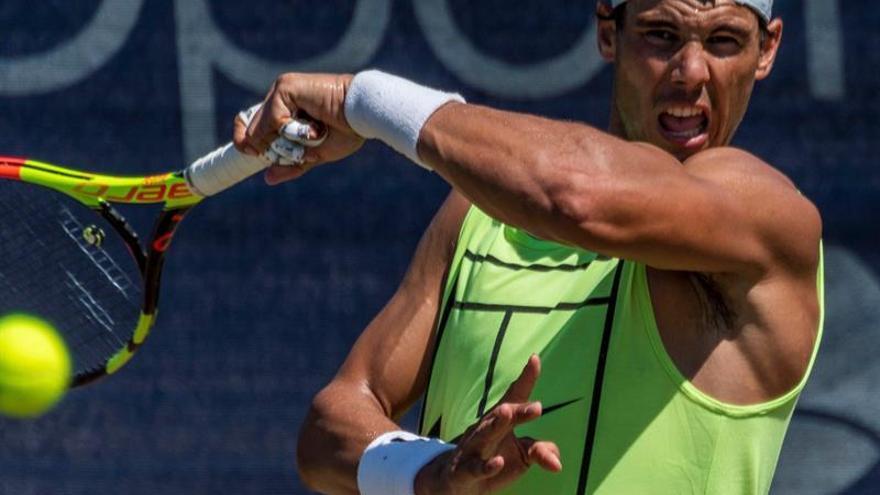 Nadal incrementa su carga de trabajo pese al calor agobiante en Mallorca