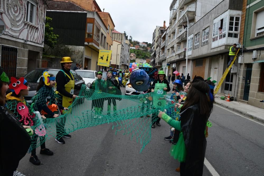 Los participantes en el Enterriño de Bueu.