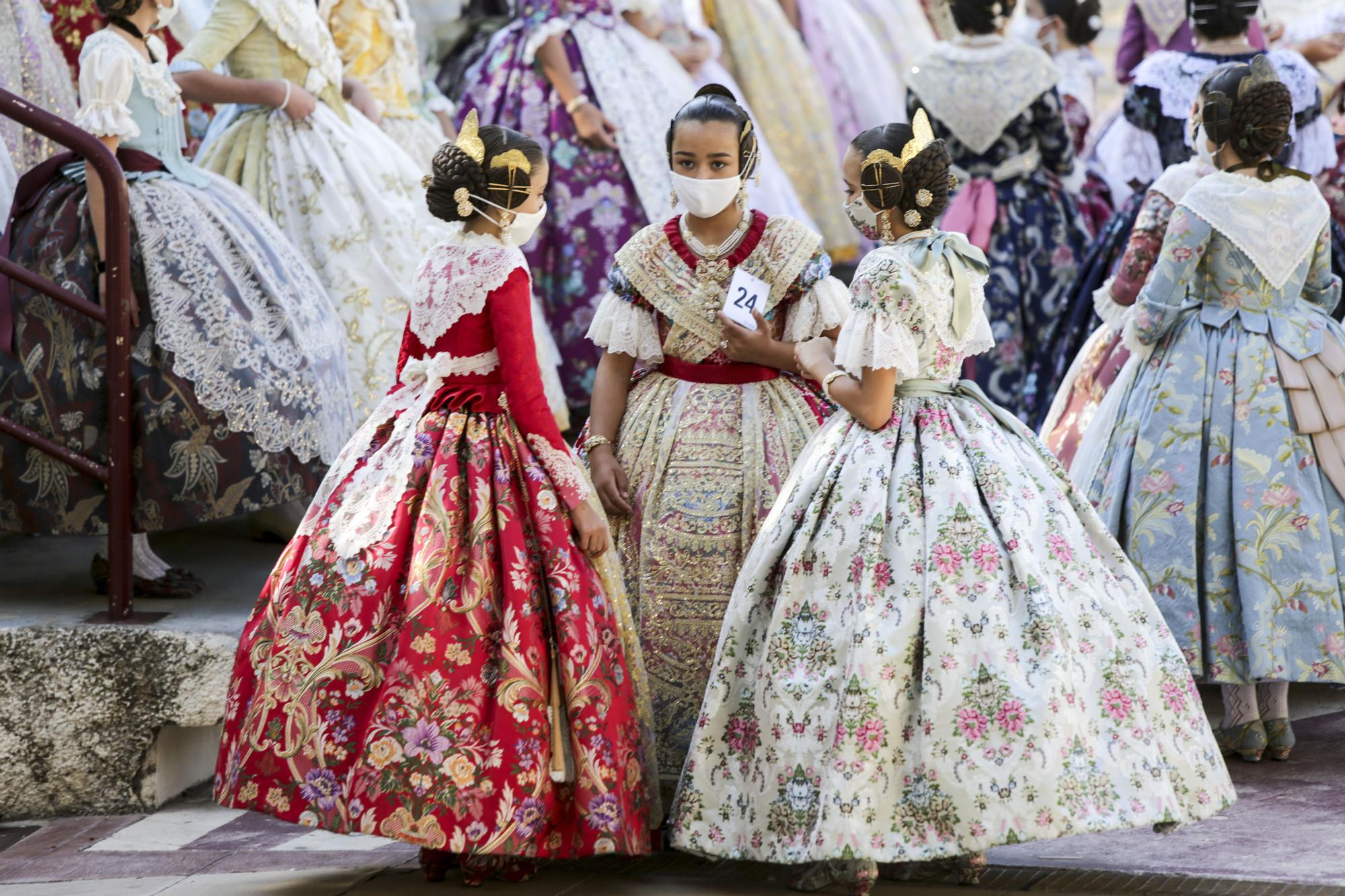 La foto oficial de las aspirantes a fallera mayor infantil de València