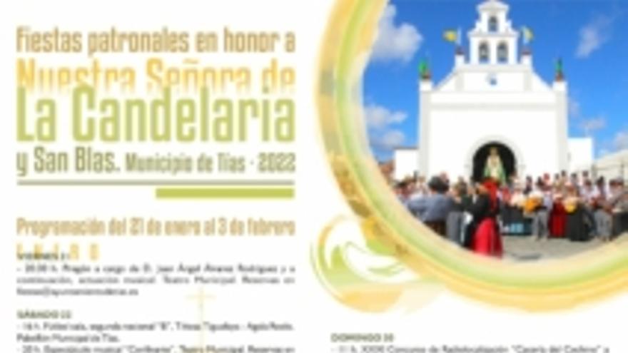 Tías inicia las fiestas de La Candelaria y San Blas con certificado y medidas covid