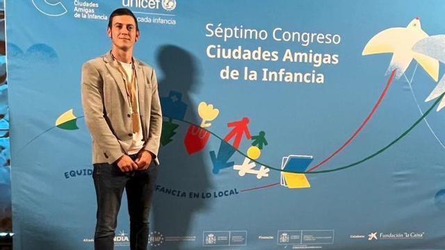 El concejal de Mocidade, Kevin González, en el evento en Madrid. | FDV