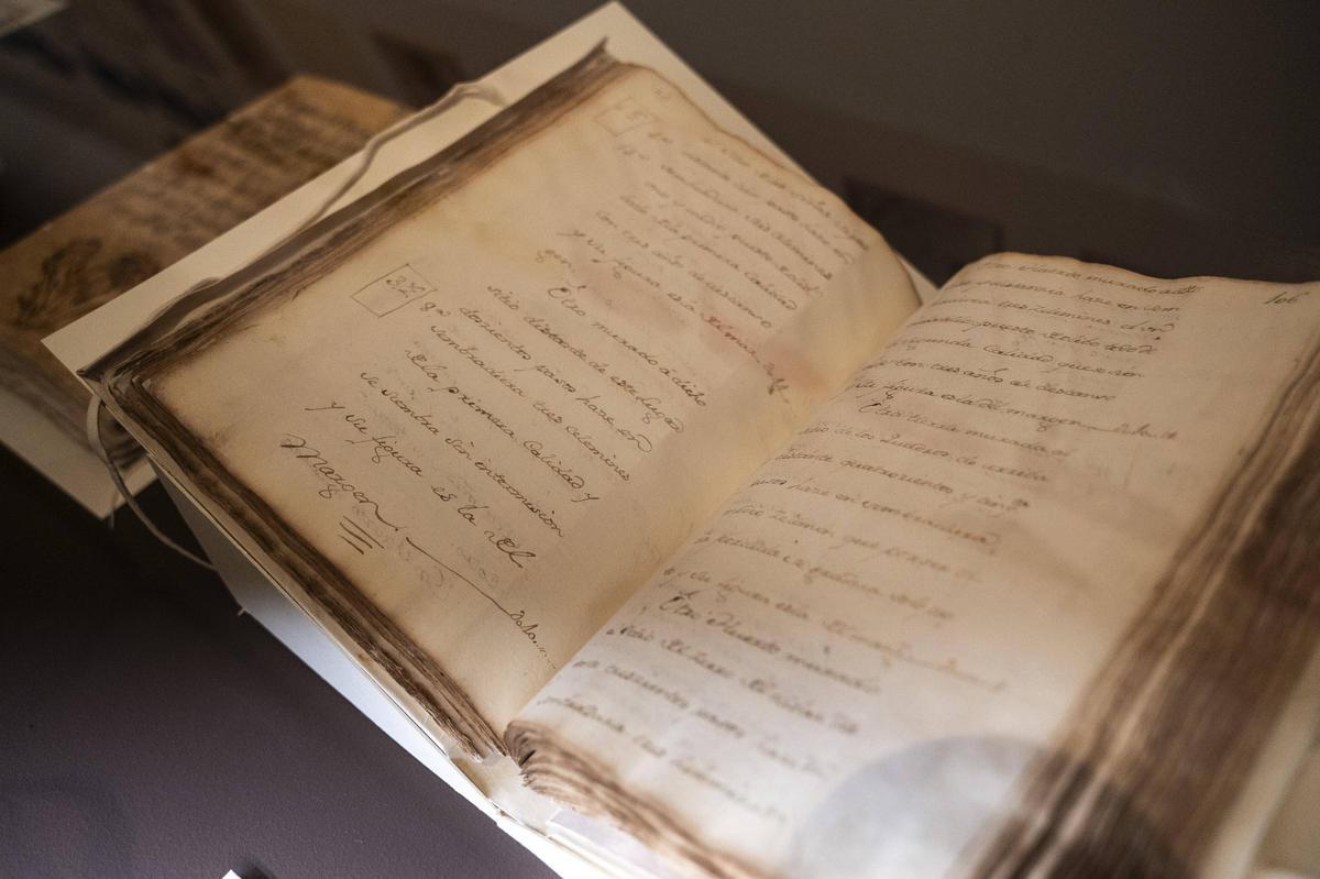 Imagen de uno de los documentos expuestos.