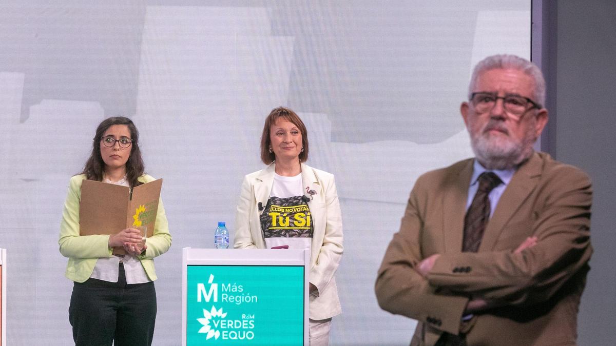 Helena Vidal, María Marín y Mariano Caballero.