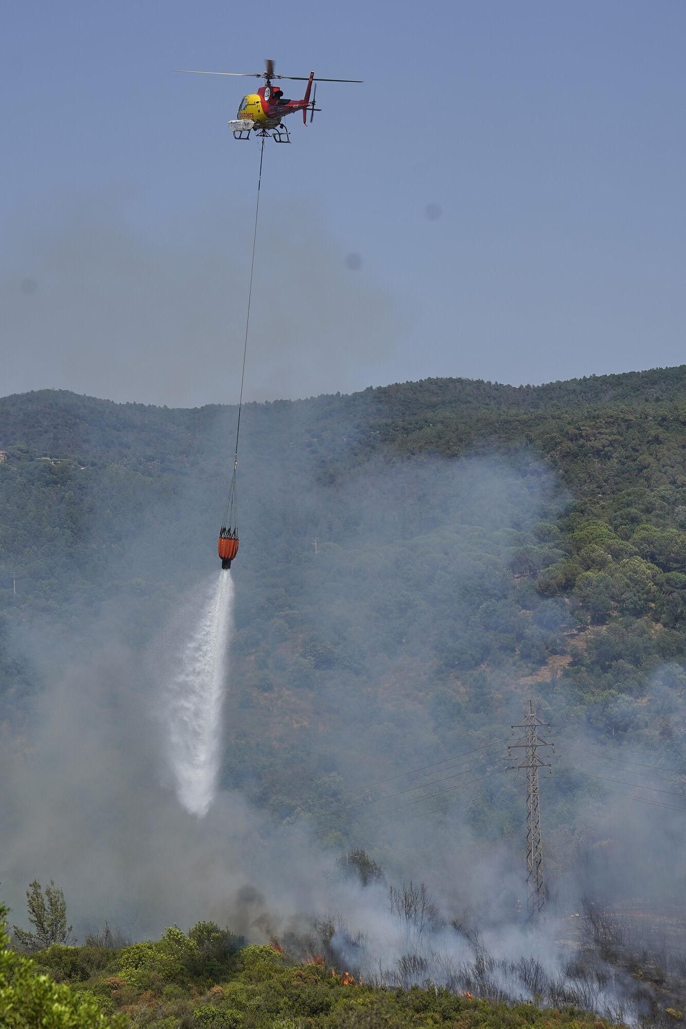Girona zona boscosa font de la pólvora sant Daniel incendi forestal