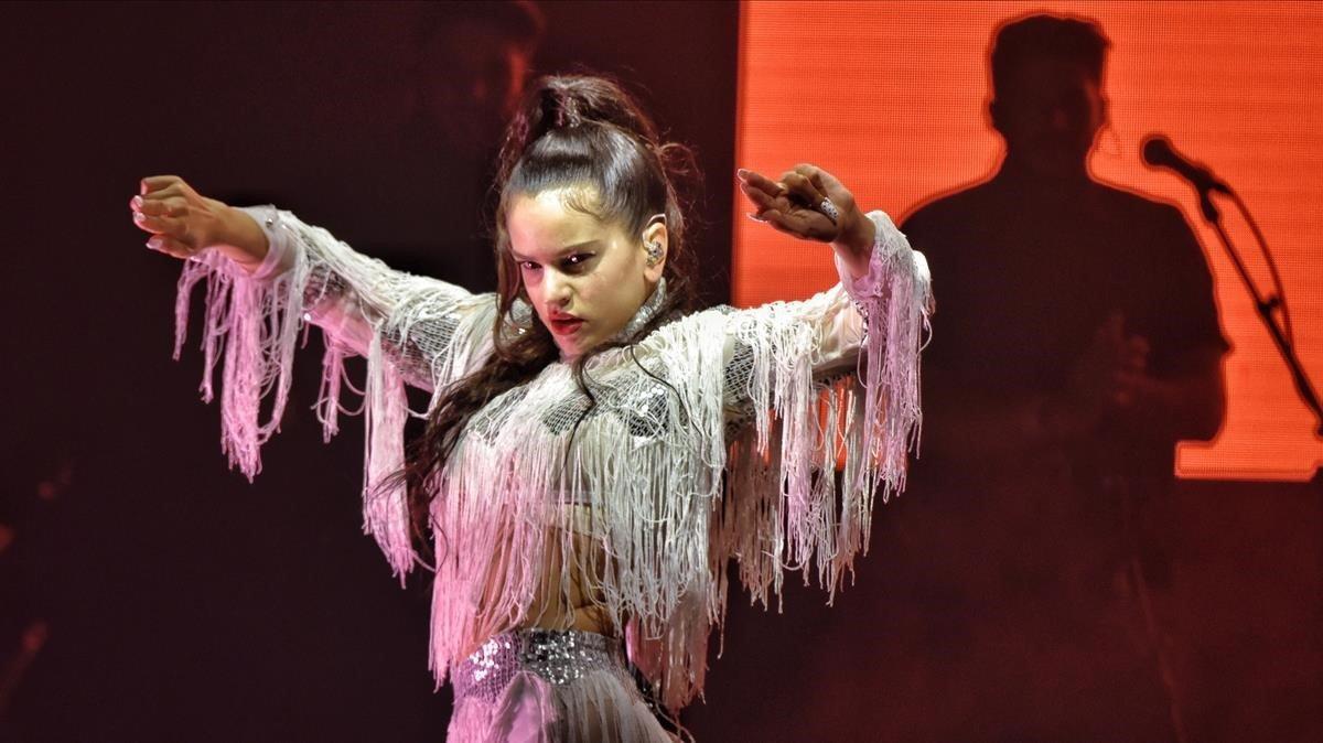 Actuación de Rosalía en el Sónar, en el 2018. Actuación de Rosalía en el Sónar, en el 2018.