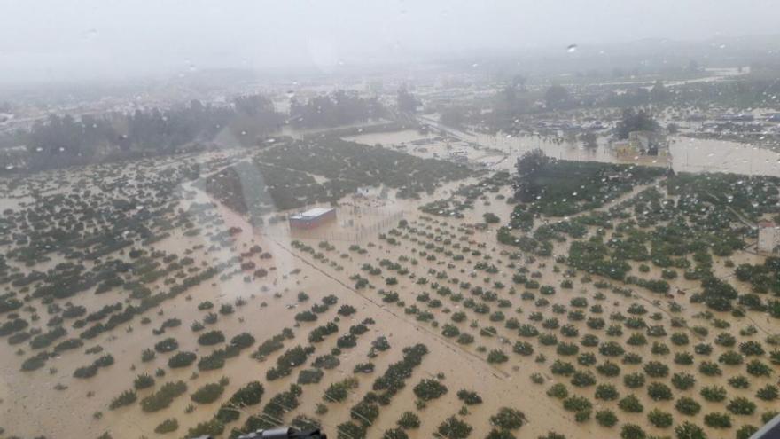 El temporal ocurrido el primer fin de semana de diciembre anegó campos enteros en la provincia.