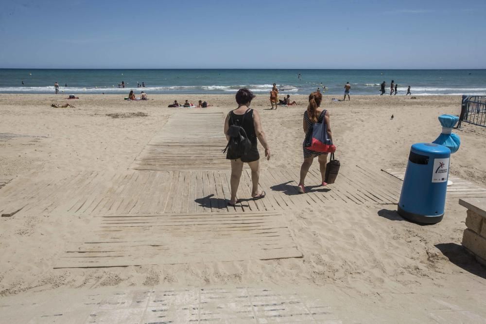 La playa de El Postiguet