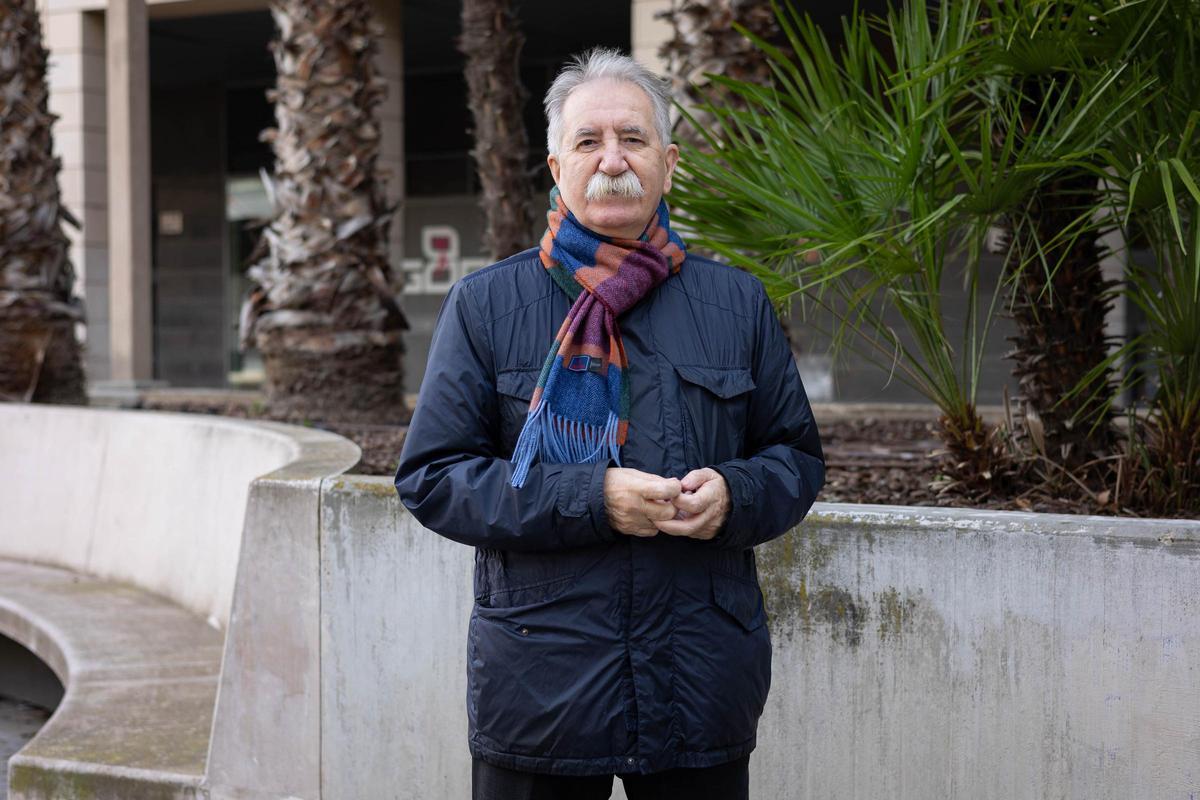 El escritor, político y militar Javier Fernández, esta semana en Zaragoza.