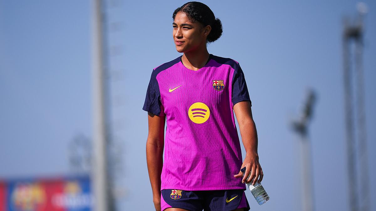 Sydney Schertenleib vuelve a entrenar con el Barça femenino