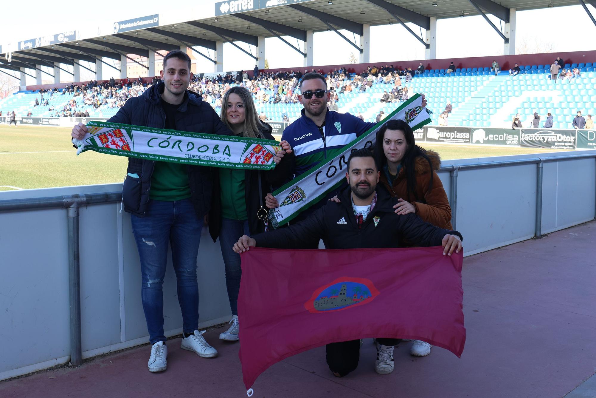 Las imágenes de los adficionados del Córdoba CF en Salamanca