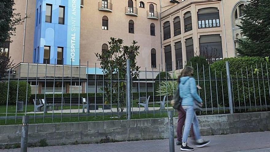 Vista exterior de l&#039;Hospital de Sant Andreu de Manresa