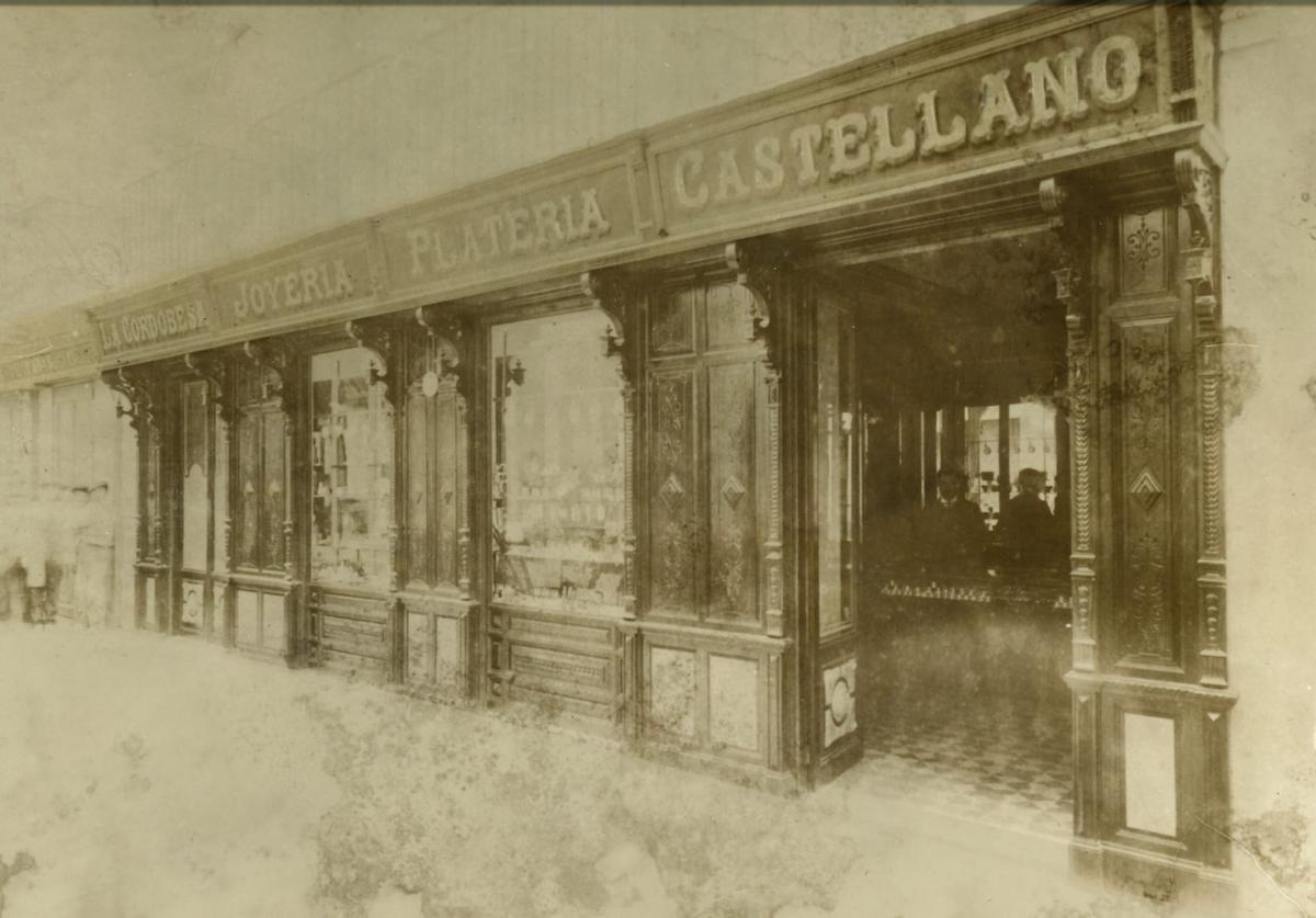 Castellano Joyeros (Badajoz) en el año de su inauguración, 1988.