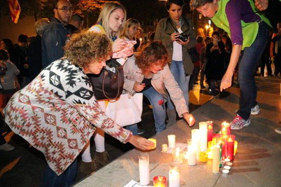 Concentració a la Plaça Constitució