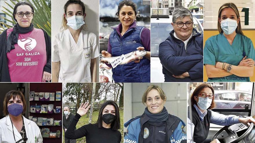 Trinidad Palacios, María García, Lorena Domínguez, Conchi Prieto, Lucía Fernández, María Añón, Alba Puente, Susana Catalán y Mónica Pérez.