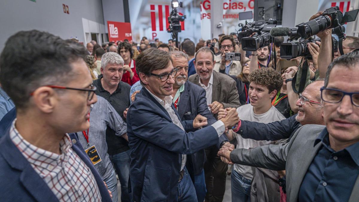 Salvador Illa, candidato del PSC, gana las elecciones en Catalunya